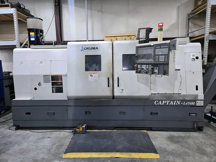 Used 2007 OKUMA Captain L470M/1250 CNC Lathes Illinois US | Machine Tool Bids #379967