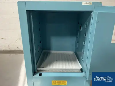 USED Justrite Justrite 4 Gal Corrosives Safety Storage Cabinet