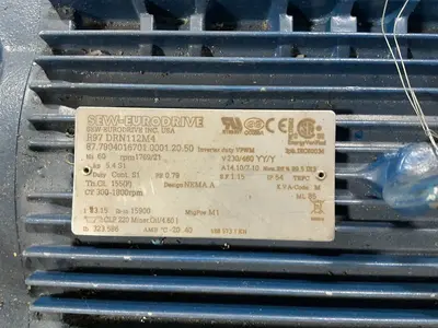 Used SEW EURODRIVE R97 DRN112M4 Motors (misc) Ohio US | HGR 24 #1333815