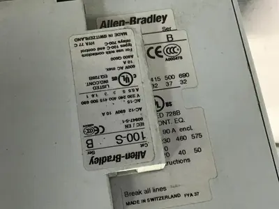 USED ALLEN BRADLEY 100-SC60 SER B