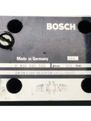 Used BOSCH 0 810 001 700 Valves/Fittings Michigan US | Ideal Machinery #708654