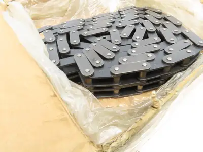 RF2060-2 Double Strand Roller Chain 1-1/2" Double Pitch 10' Length Lot of 2