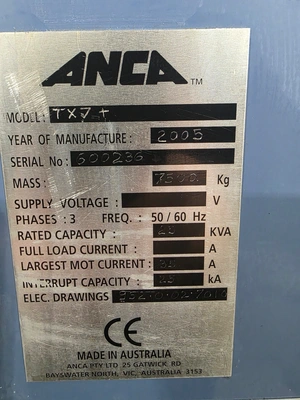 2005 ANCA TX7+ Tool & Cutter Grinders | Liberty Machine Works LLC (4)