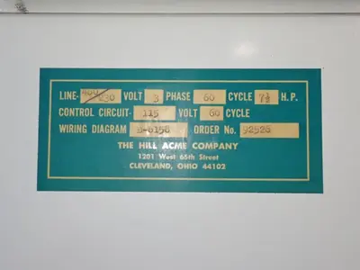Used THE HILL ACME COMPANY NO 4 Ironworkers Ohio US | HGR 24 #869619