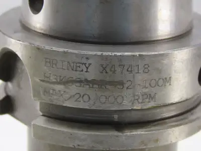 Briney X47418 HSKA63 Taper ER25x100 Tool Holder