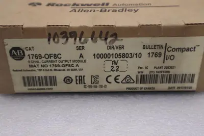 NEW AB Allen Bradley Analog Output Module 1769-OF8C   Ser A   STOCK GF841