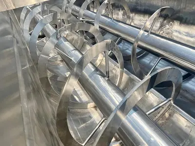 Used Rietz Double Ribbon Blender, 150 Cubic Feet