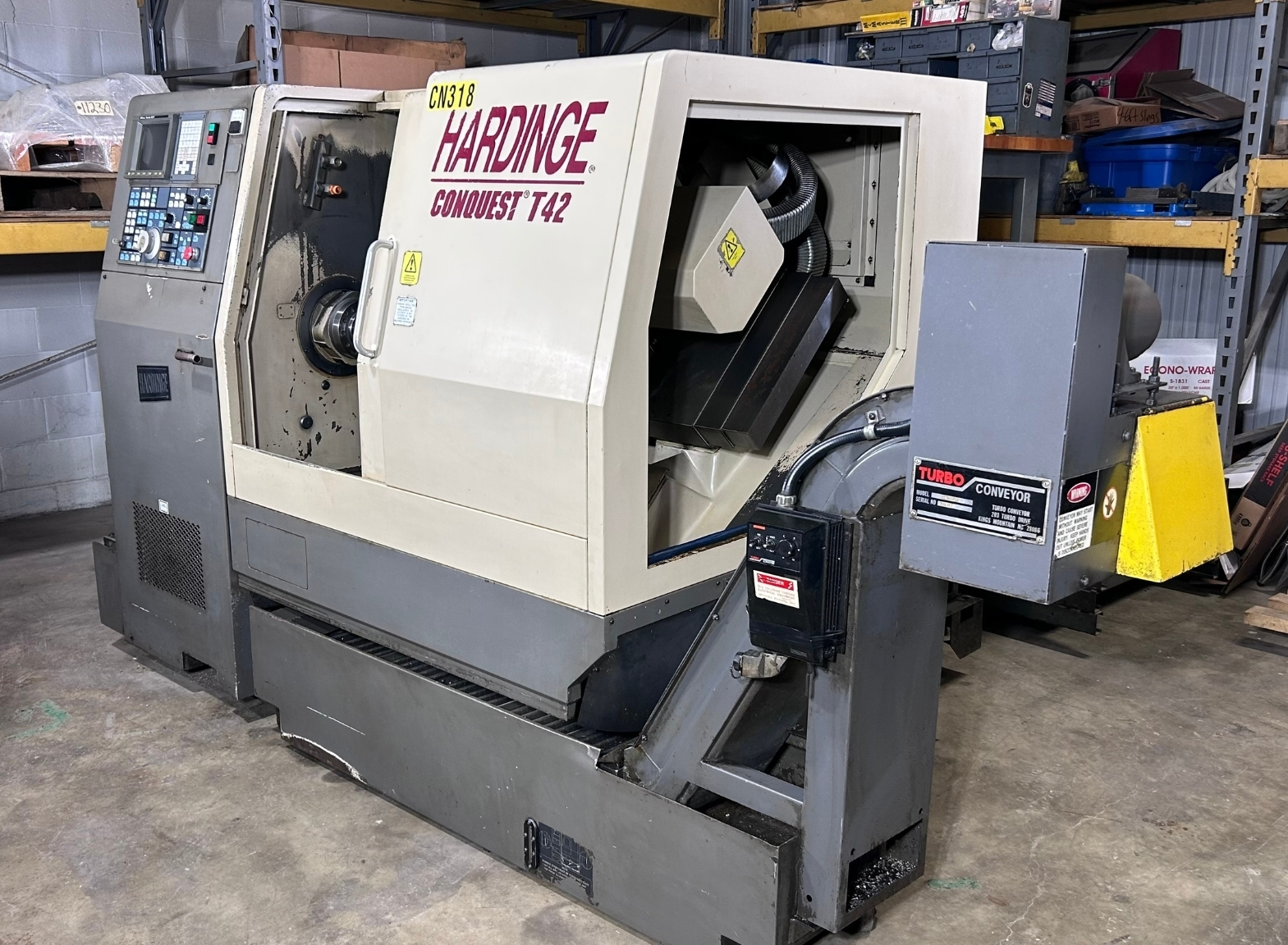 Used HARDINGE CONQUEST T42 LATHES, TURNING, N/C & CNC 11863 | T.R.