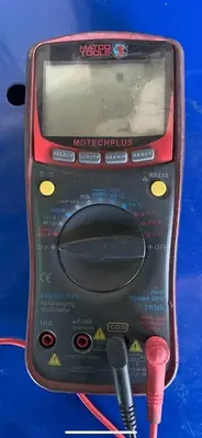 MATCO Multi Meter RPM Inductive Clamp Temp Probe Data Logger Set Lot Case Cable