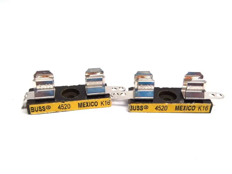 Used BUSSMANN SPARE FUSE BLOCK FOR 1/4" X 1" FUSE, 30A Fuse Accessories | Maverick Industrial Sales #1112465