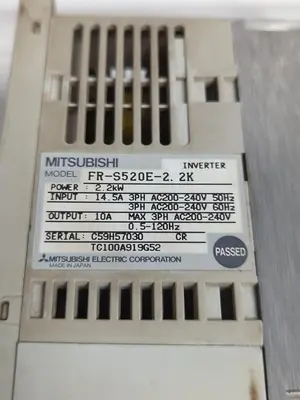 Used MITSUBISHI FR-S520E-2.2K Power Inverters Ohio US | Surplus Asset Holdings #1241621