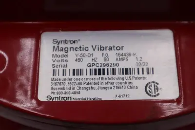 FMC Technologies Syntron Magnetic Vibrator V-50-D1 115V NEW IN BOX STOCK S663