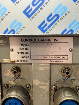 CONTROL GAGING MODEL 900 Electrical/PLC/Automation | ESS Industrial Equipment Sales (10)