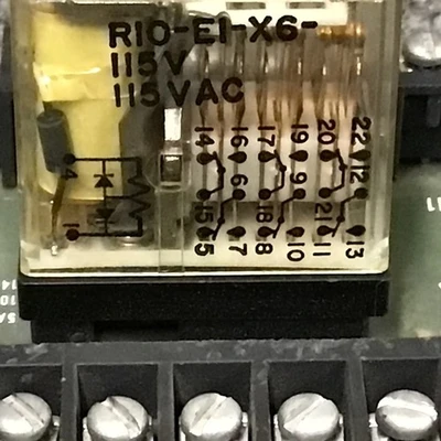 Used Potter & Brumfield R10-E1-X6-115V Misc Electrical & Power Parts California US | Davliegogo LLC #1709682