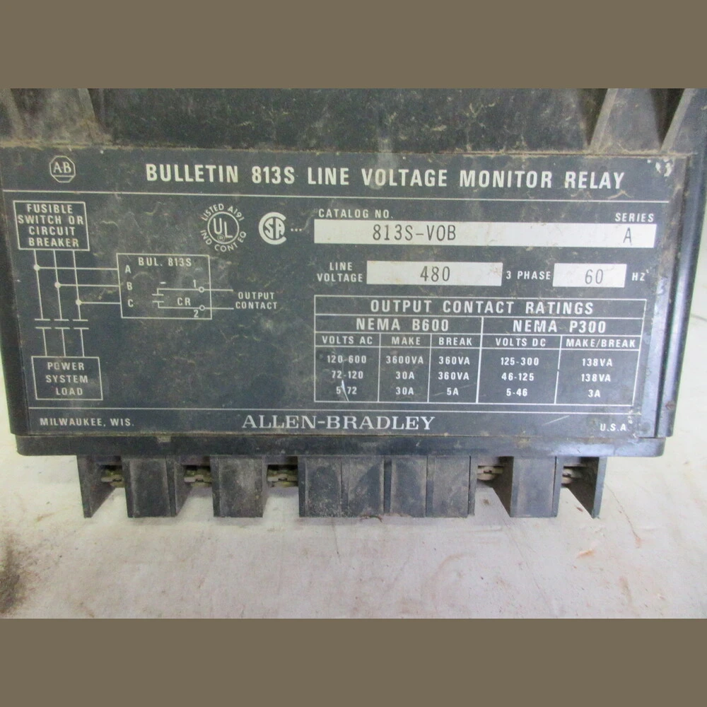 Allen-Bradley 813S Line Voltage Monitor