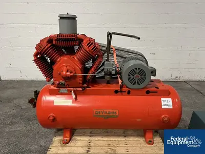 USED DeVilBiss DeVilbiss Air Compressor, Type VDs 5050 with Deltech Air Dryer, Model HG25
