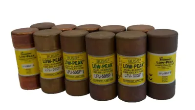 NEW 11 COOPER BUSSMANN LPJ-50SP TIME DELAY FUSES LPJ50SP