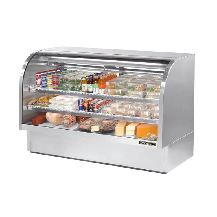Used True TCGG-72-S-HC-LD Display Refrigerators Illinois US | Falcon Restaurant Supply #1373826