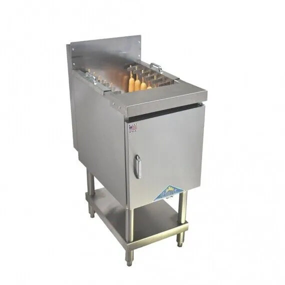 Comstock Castle CDFL-F-1 60 lb Floor Model Stainless Corn Dog Fryer