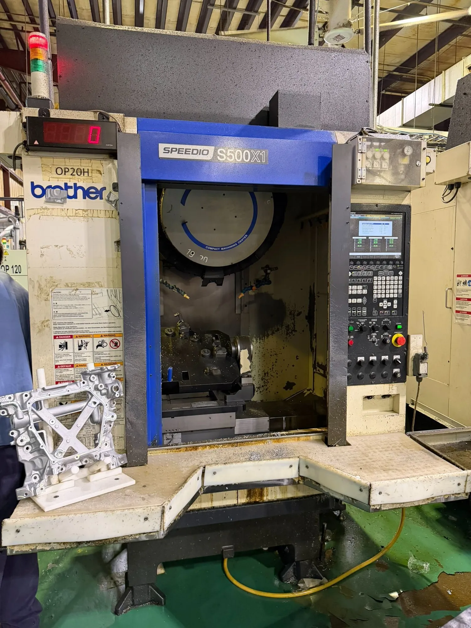 2015 Brother Speedio S500X1 CNC 4-Axis Vertical Machining Center