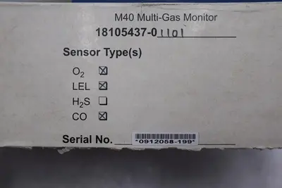 NEW IN BOX Industrial Scientific M40 18105437-0 Multi-Gas Monitor STOCK 5224