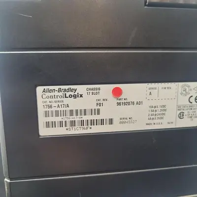 USED ALLEN-BRADLEY ALLEN-BRADLEY CONTROL LOGIX CHASSIS 17 SLOT 1756-A17 SER.A F01