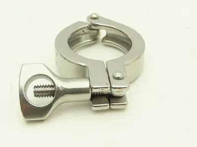SOB 20CF2402 Steel Bolted Sanitary Clamp 304SS 1" to 1-1/2" Pipe Lot of 12