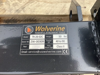 Used WOLVERINE TR-26-02C 3 POINT QUICK HITCH ADAPTER FOR TRACTOR Hitches Michigan US | Miedema Asset Management Group #1468733