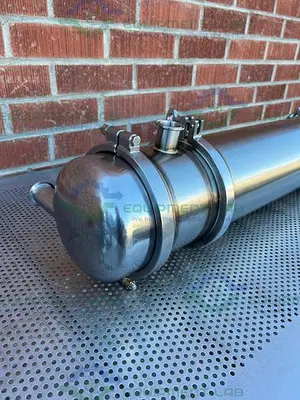 Stainless Steel  Shell / Tube w/  Micron Filter 8.5" x 40"