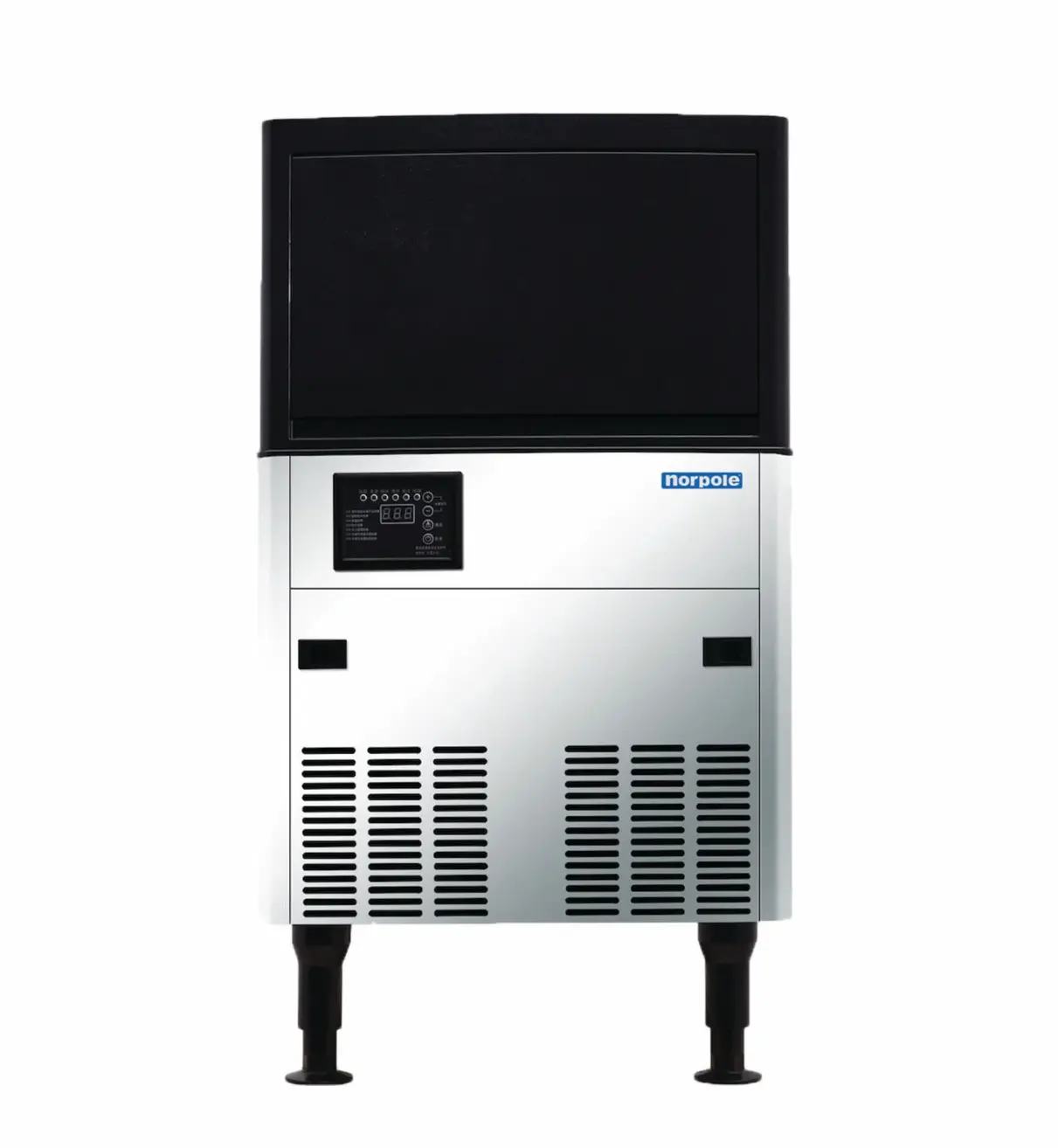 Magic Chef 120 LBS. FREESTANDING COMMERCIAL ICE MAKER IN STAINLESS STEEL