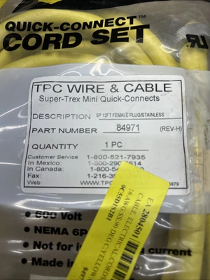 NEW TPC Wire 84971