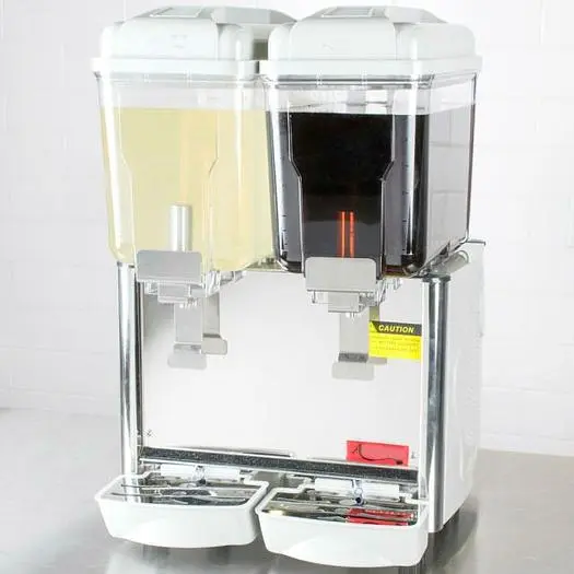 Double 3 Gallon Bowl Refrigerated Beverage Dispenser