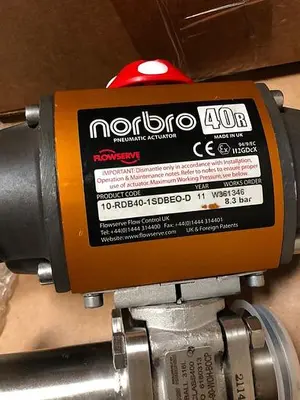 NORBRO PNEUMATIC ACTUATOR 10-RDA40-1SDBEO-D