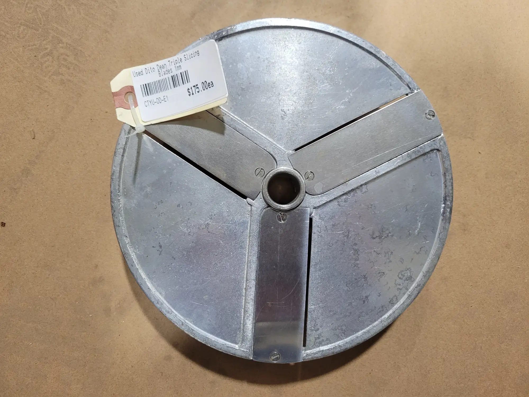 Used Dito Dean Triple Slicing Blades 1mm