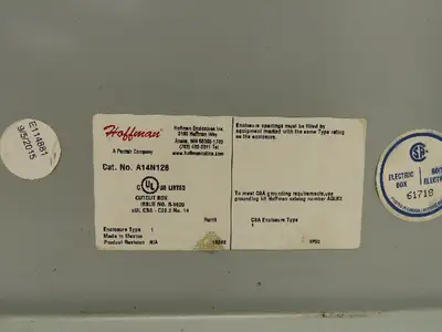 Hoffman A14N128 Electrical Enclosure 16x8x8"