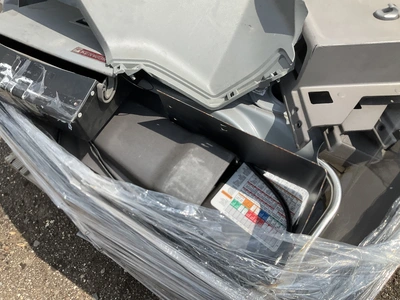 Skid of Kenworth interior parts including dash panels and sleeper cab components, used