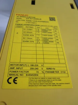 USED FANUC A06B-6321-H312