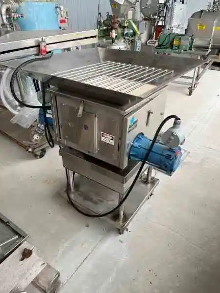 portable stainless steel screw feeder.