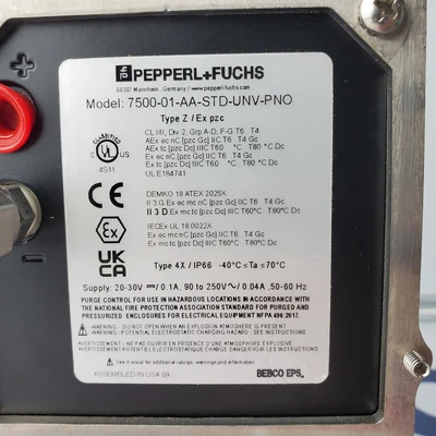 Used Pepperl+Fuchs PEPPERL FUCHS 7500-01-AA-STD-UNV-PNO Automation Control (HMI) California US | American Industrial Supply Co. #1469395