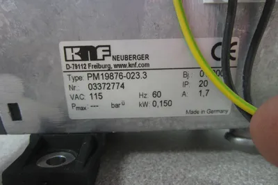NEW KNF NEUBERGER PM19876-023.3 VACUUM PUMP PM198760233