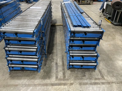 Accuglide/Buschman 2001 Roller Conveyer set, Width: 22", Length:
