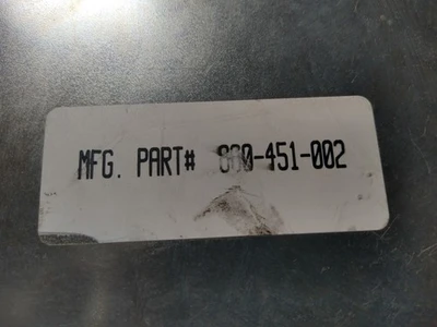 Plas-Tech Addressograph Model 2000 Embosser Imprinter Mfg Part 800-451-002