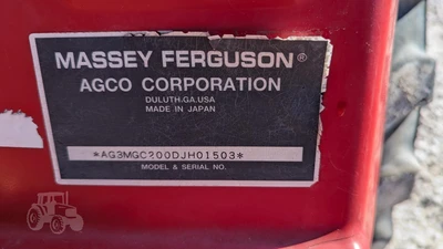 USED MASSEY FERGUSON GC1720