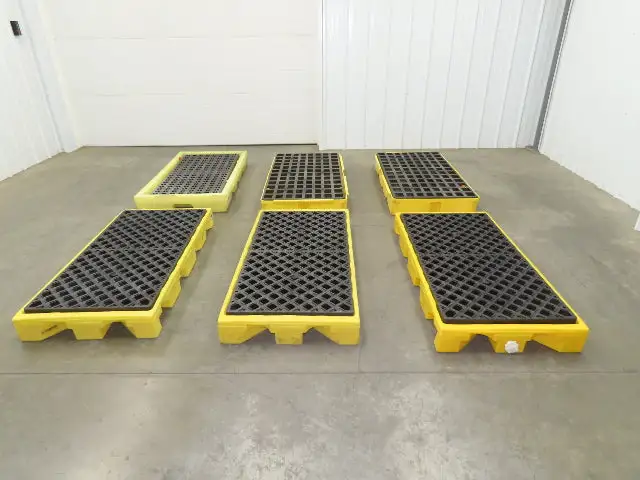Eagle Spill Containment 2 Drum Platform 27x52" 30 Gal Lot of 6