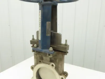 ITT Fabri-Valve C67R304  8" Stainless Knife Gate Valve Rising Stem 150 CWP