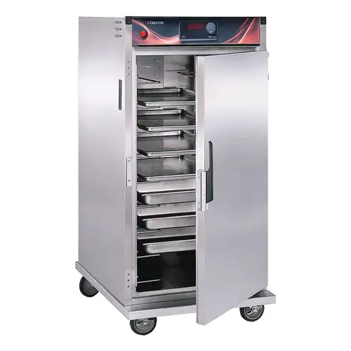 Cres Cor H-137-SUA-9D 3/4 Height Insulated Mobile Heated Cabinet W/ (9) Pan Capacity, 120v