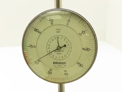 Mitutoyo No 4887 Dial Indicator Caliper Gauge .001"-3.000"   -Needs Repaired-