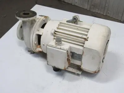 Dietz Ampco 7.5Hp 3450RPM 220/440V 3Ph 2" x 1-1/2" ZC2 Flange Centrifugal Pump