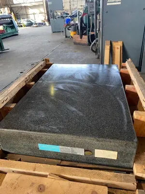 24" X 36" X 6" GRANITE SURFACE PLATE. STOCK # 1160420