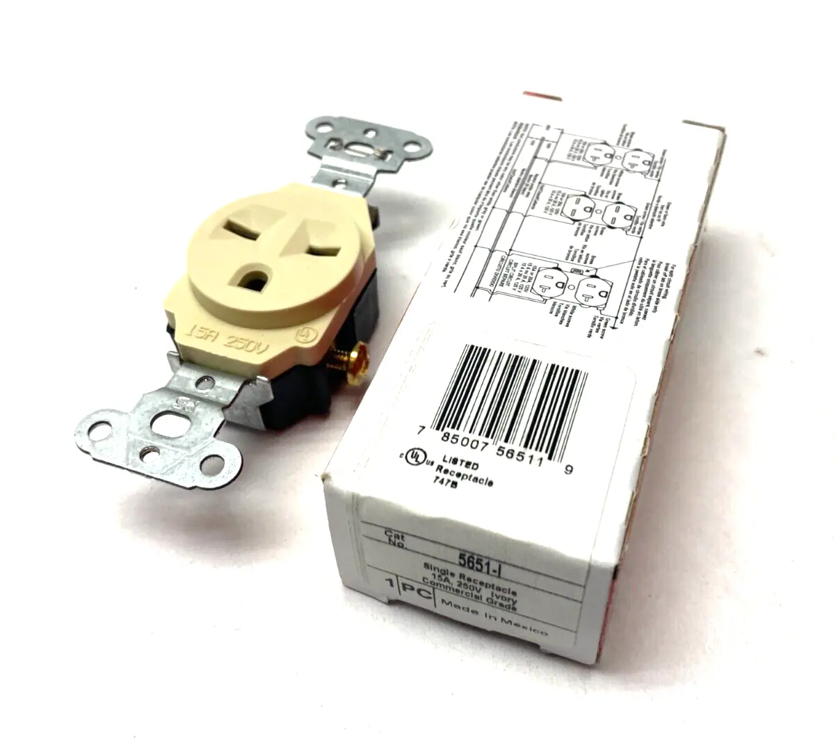 New | in-Stock Legrand Commercial Grade Single Outlet Receptacle Electrical Fittings Michigan US | Maverick Industrial Sales #1401021